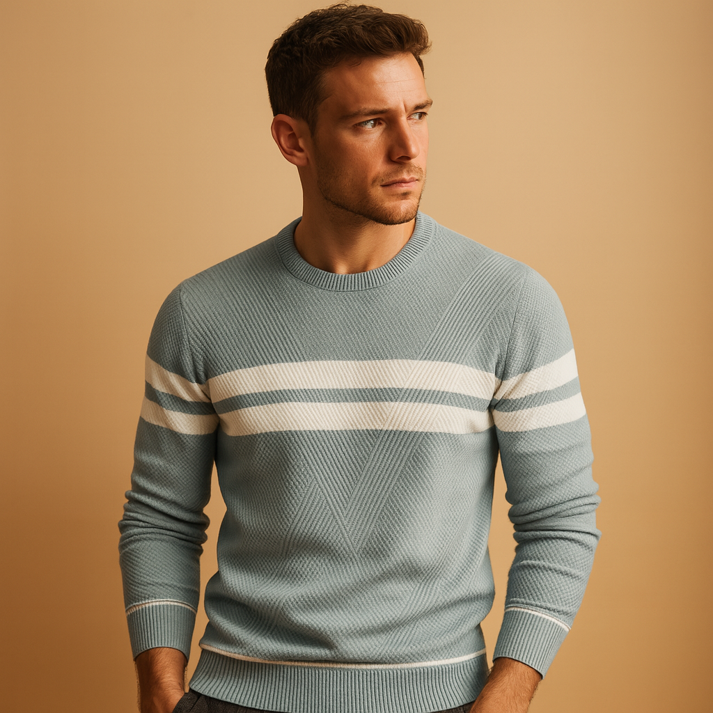 Men's Casual Round Neck Sweater