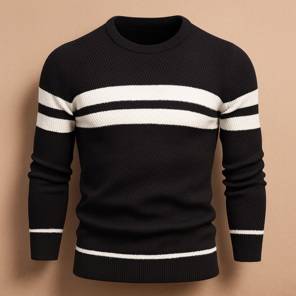 Men's Casual Round Neck Sweater
