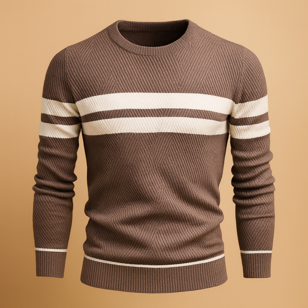 Men's Casual Round Neck Sweater