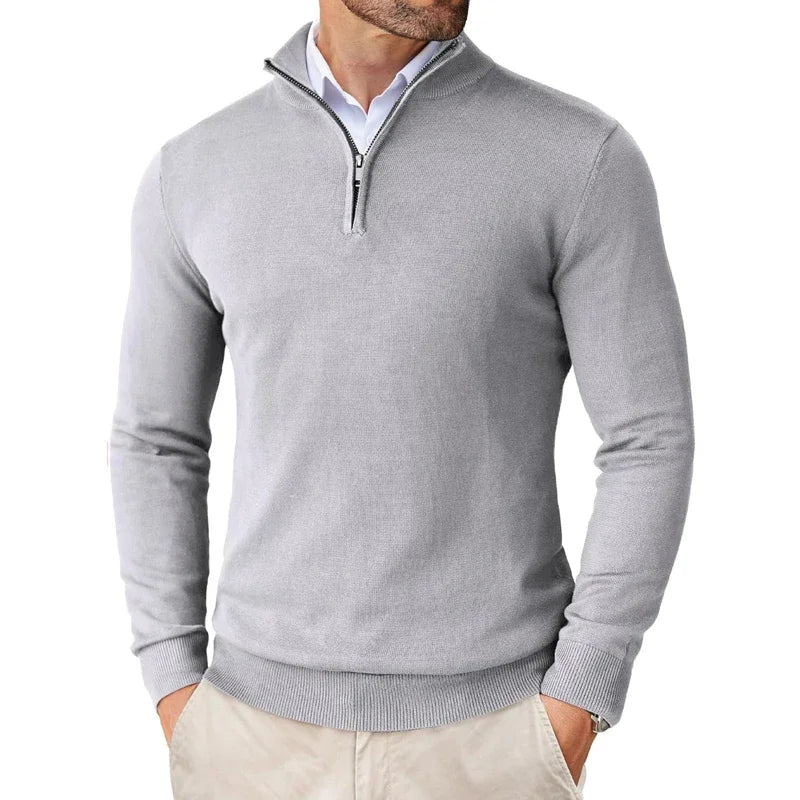 Men's Classic Half-Zip Sweater