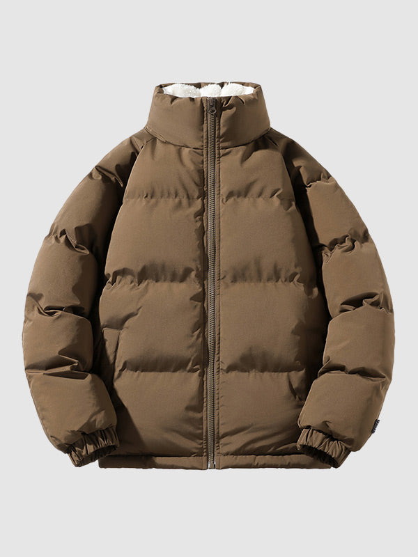 Men's Fleece-Lined Puffer Jacket