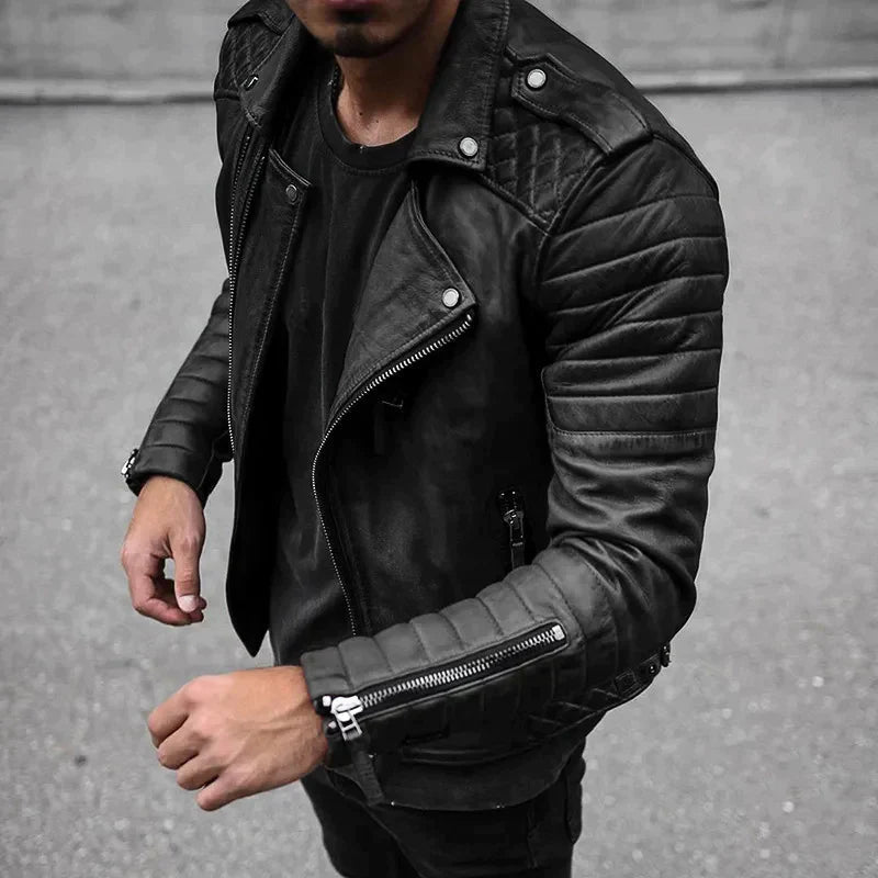 Men's Faux Leather Jacket - Stylish Premium Quality Outerwear