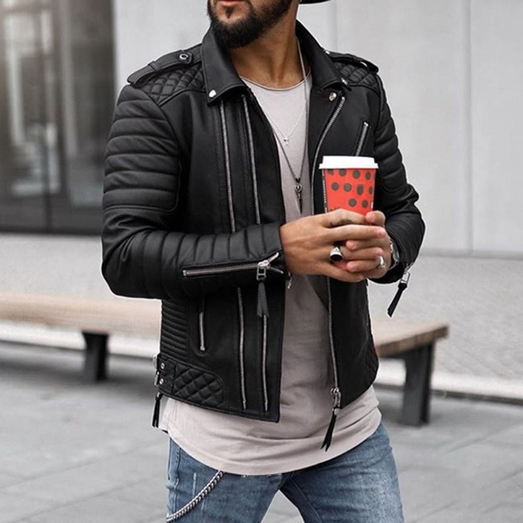 Men's Luxe Leather Jacket