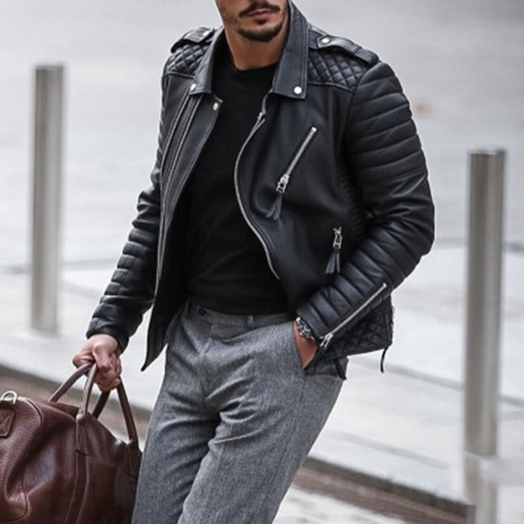 Men's Luxe Leather Jacket