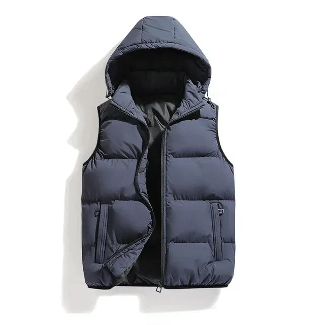 Men's Padded Bodywarmer with Hood