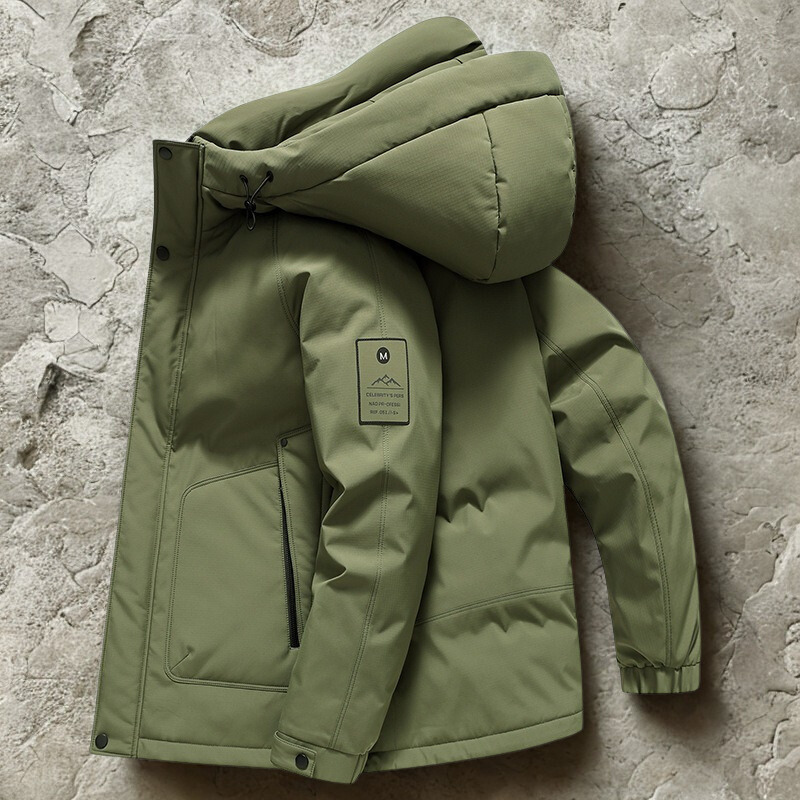 Men's Padded Hooded Down Jacket