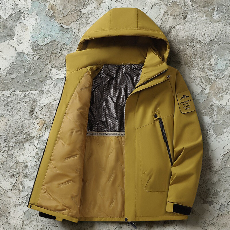 Men's Padded Hooded Down Jacket