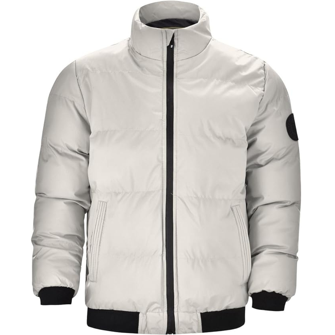 Men's Puffer Jacket - Premium Winter Coat for Cold Weather