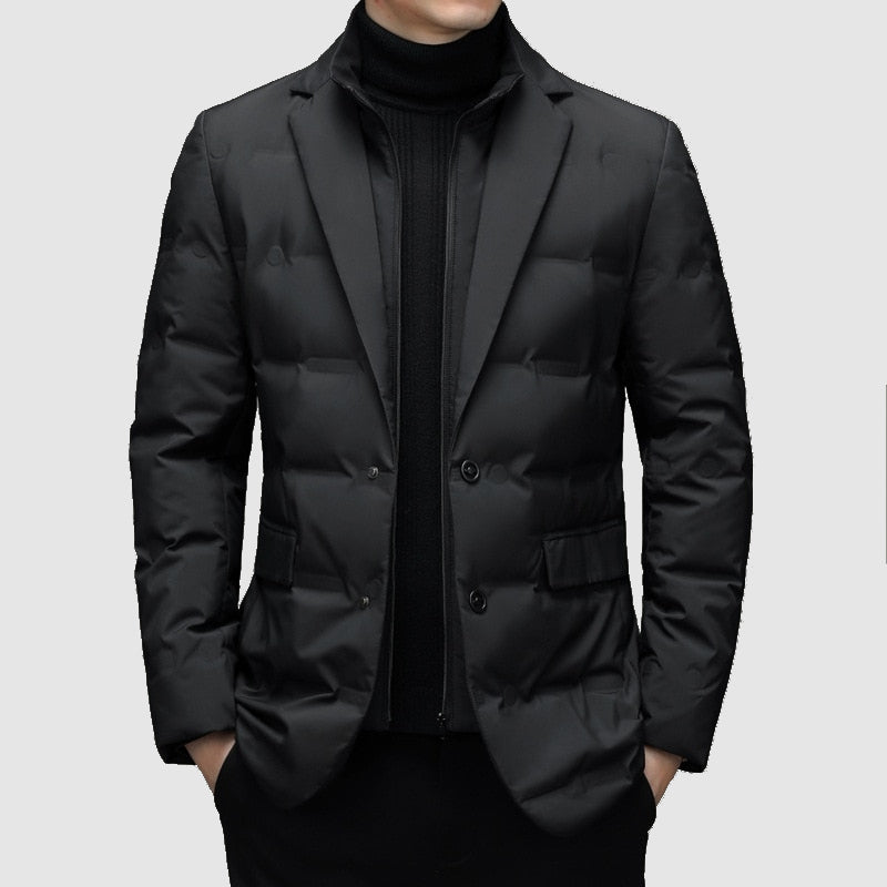 Men's Quilted Blazer Jacket