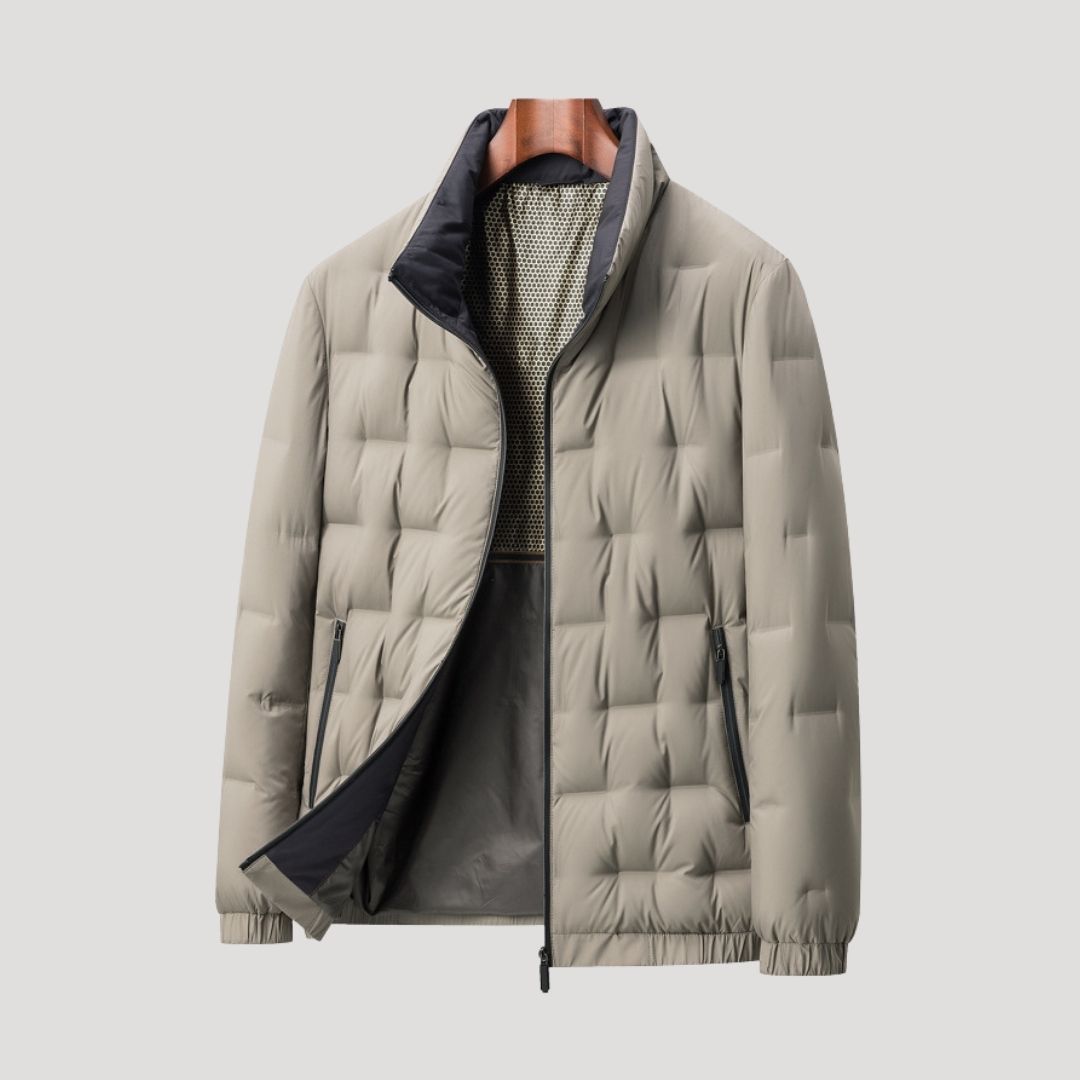 Men's Quilted Puffer Winter Jacket