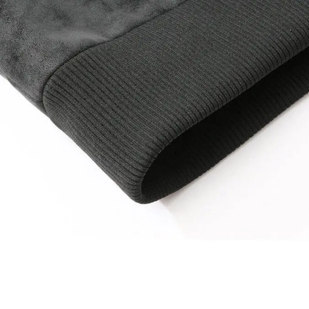 Men's Suede Bomber Jacket - Stylish Men's Coats for Layering