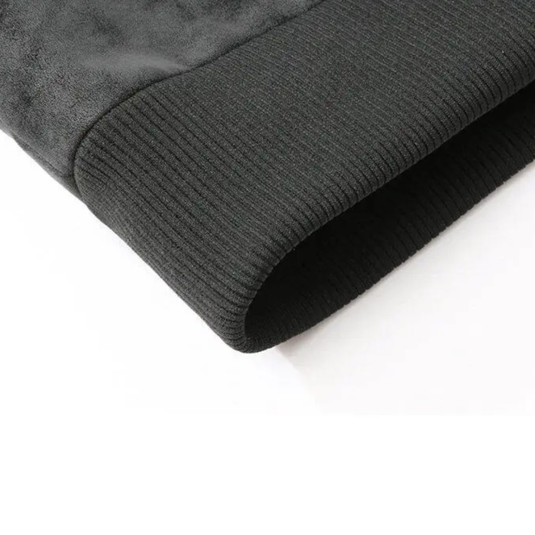 Men's Suede Bomber Jacket - Stylish Men's Coats for Layering