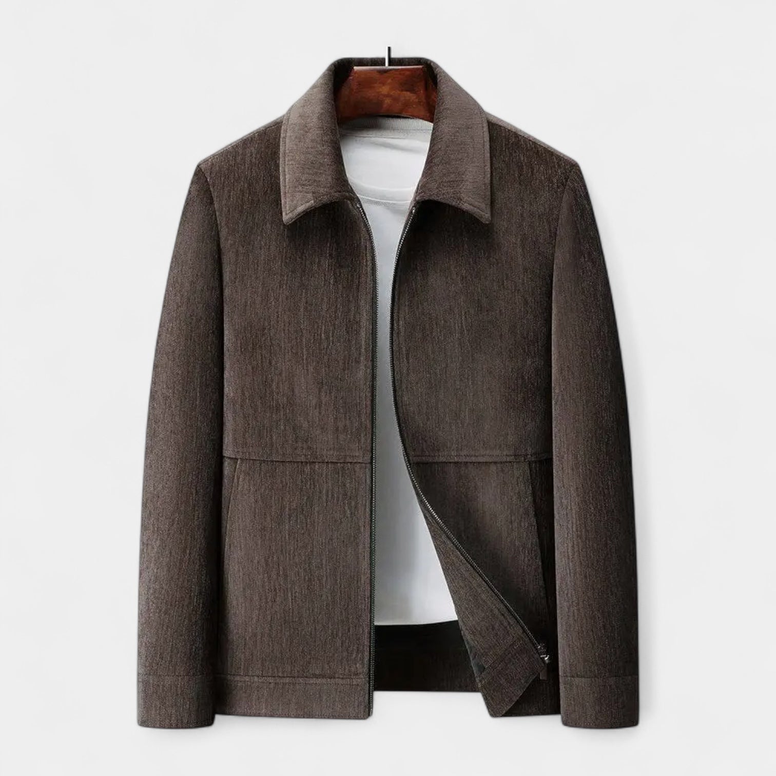 Men's Textured Harrington Super Shirt