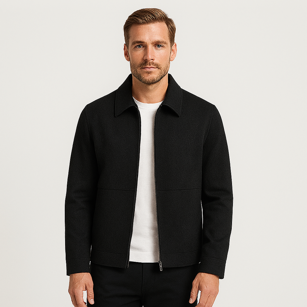 Men's Textured Harrington Super Shirt