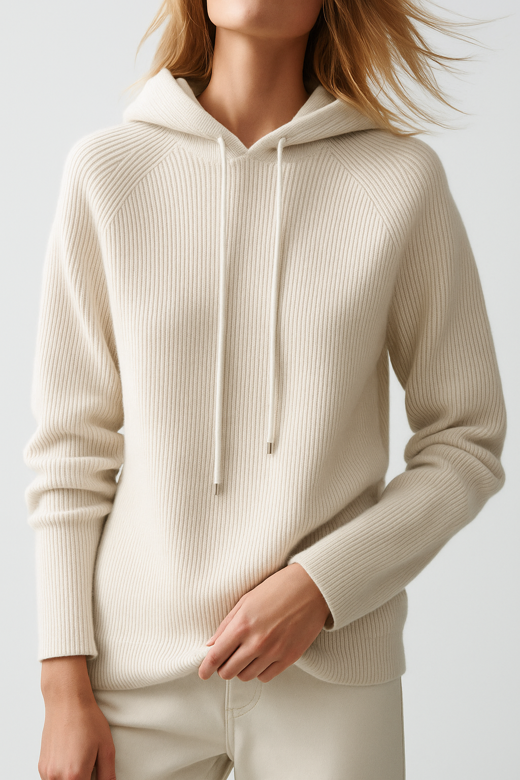 Women's Cashmere-Blend Relaxed Hoodie