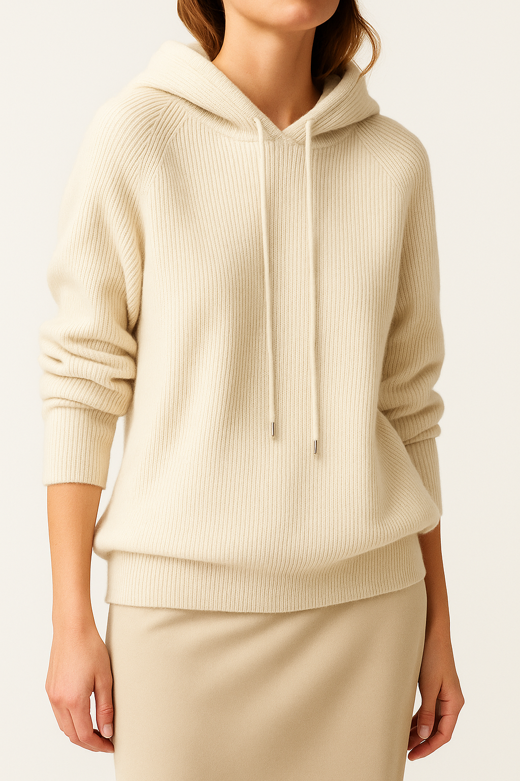 Women's Cashmere-Blend Relaxed Hoodie