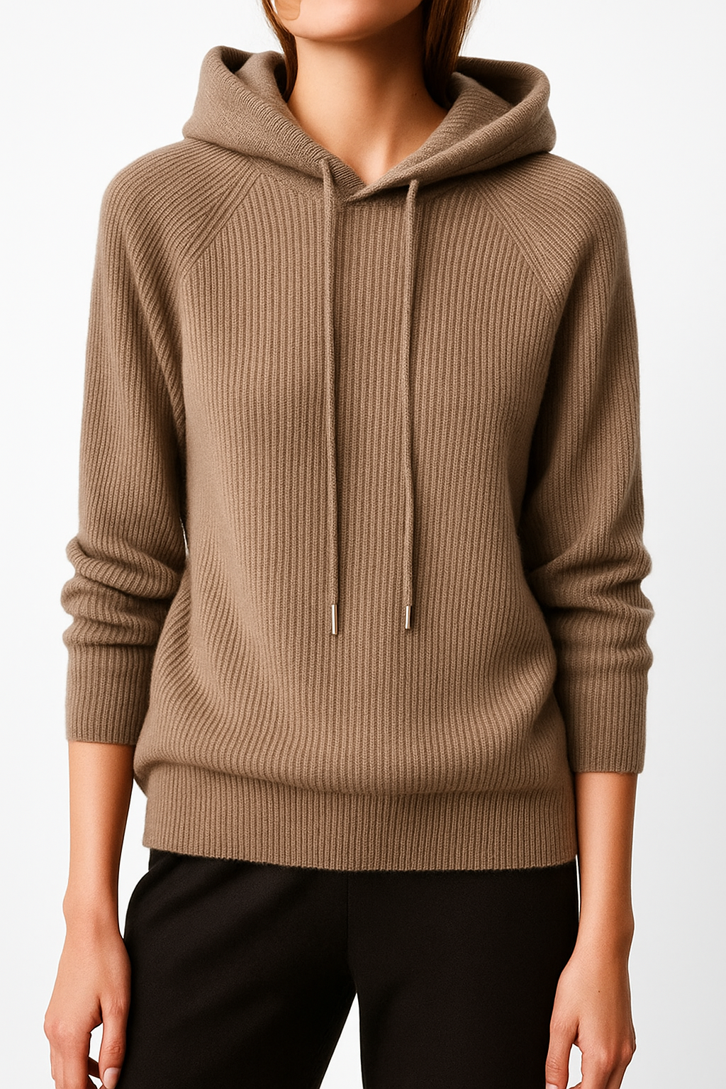 Women's Cashmere-Blend Relaxed Hoodie
