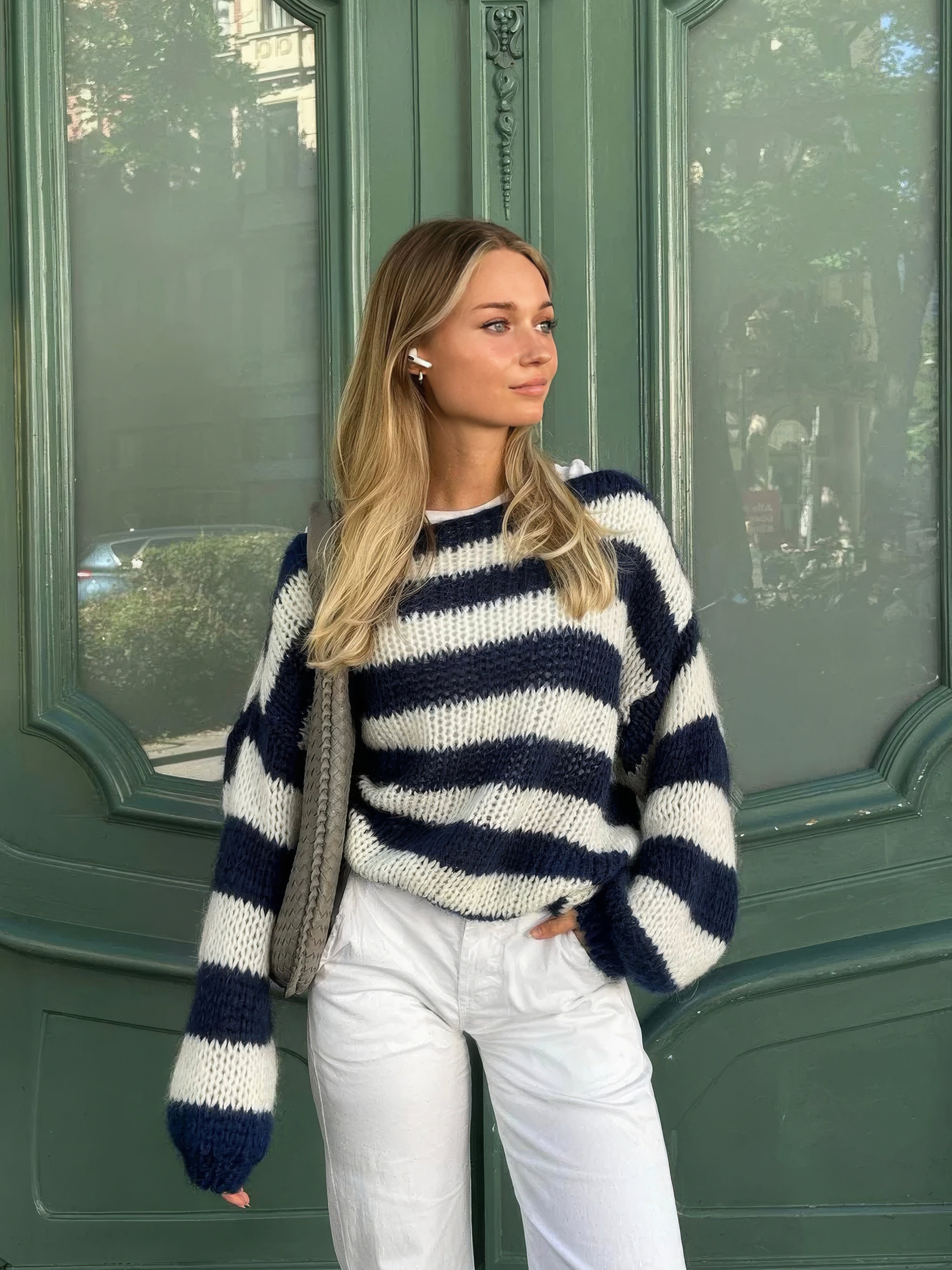 Women's Cozy Striped Sweater