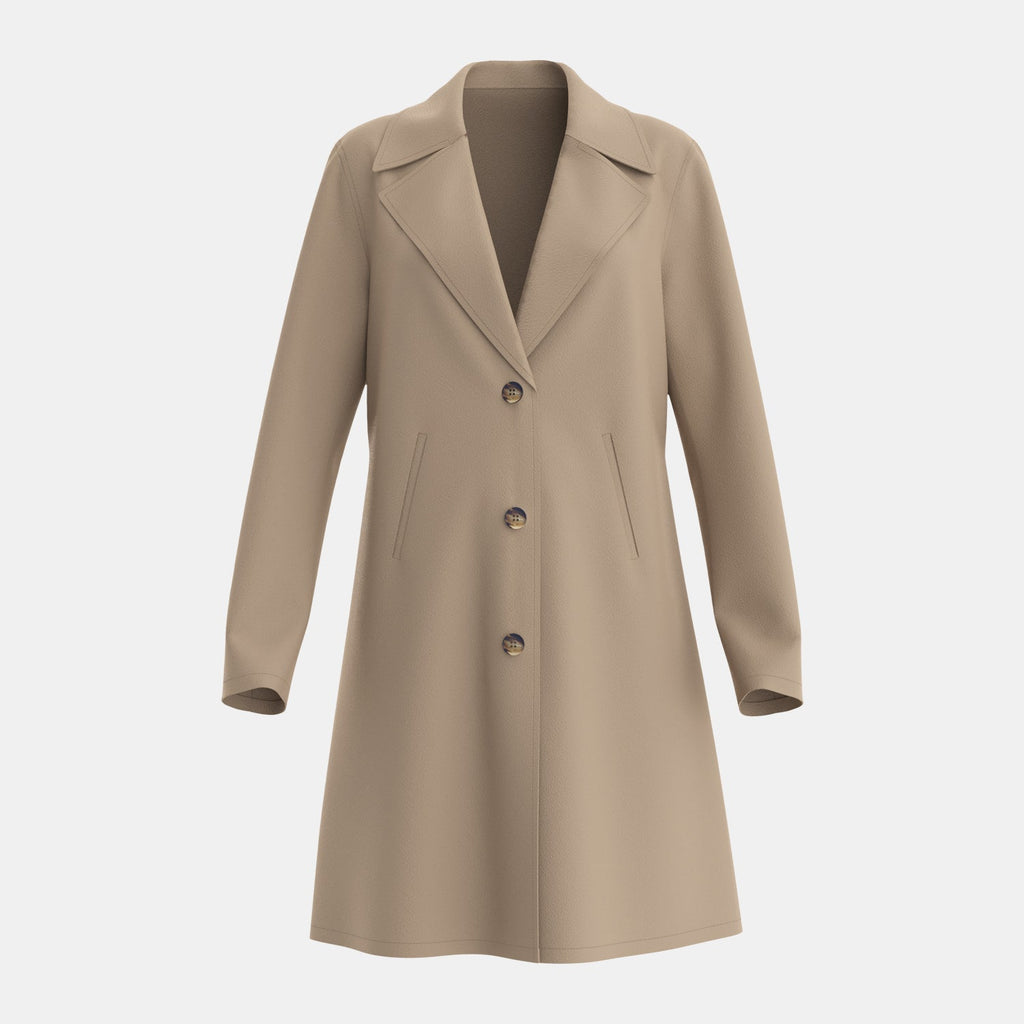 Women's Elegant Lapel Coat