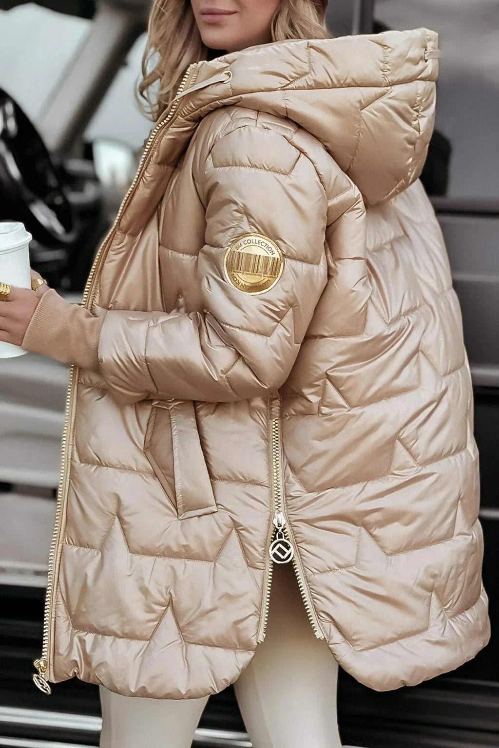 Women's Elegant Winter Coat with Hood