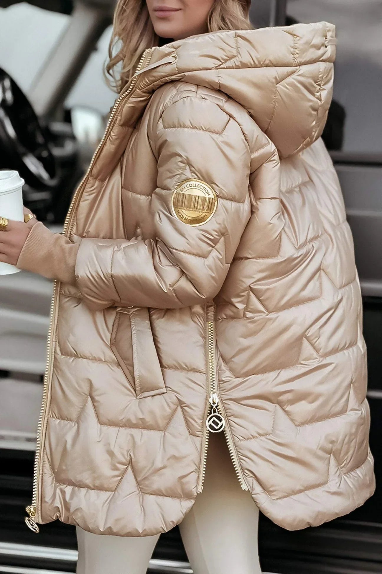 Women's Elegant Winter Coat with Hood