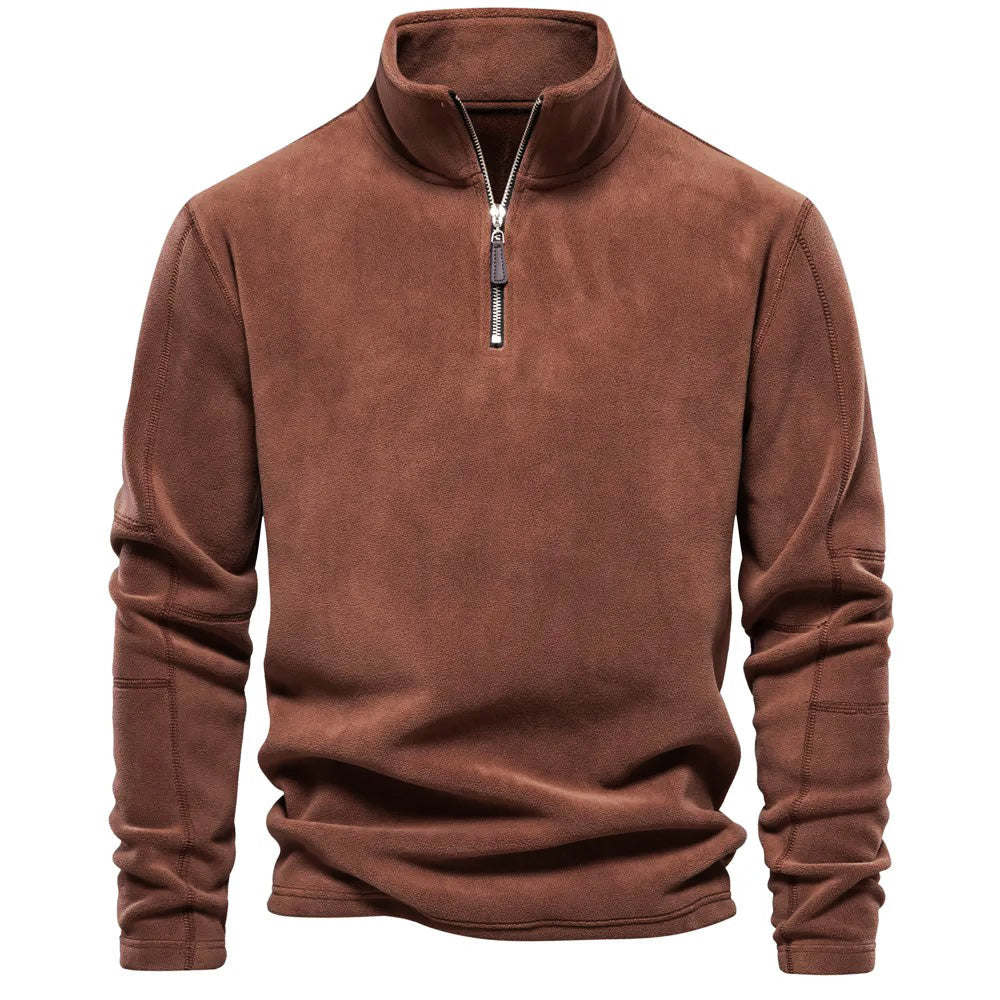Men's Half-Zip Sweater for Cozy Autumn Wear