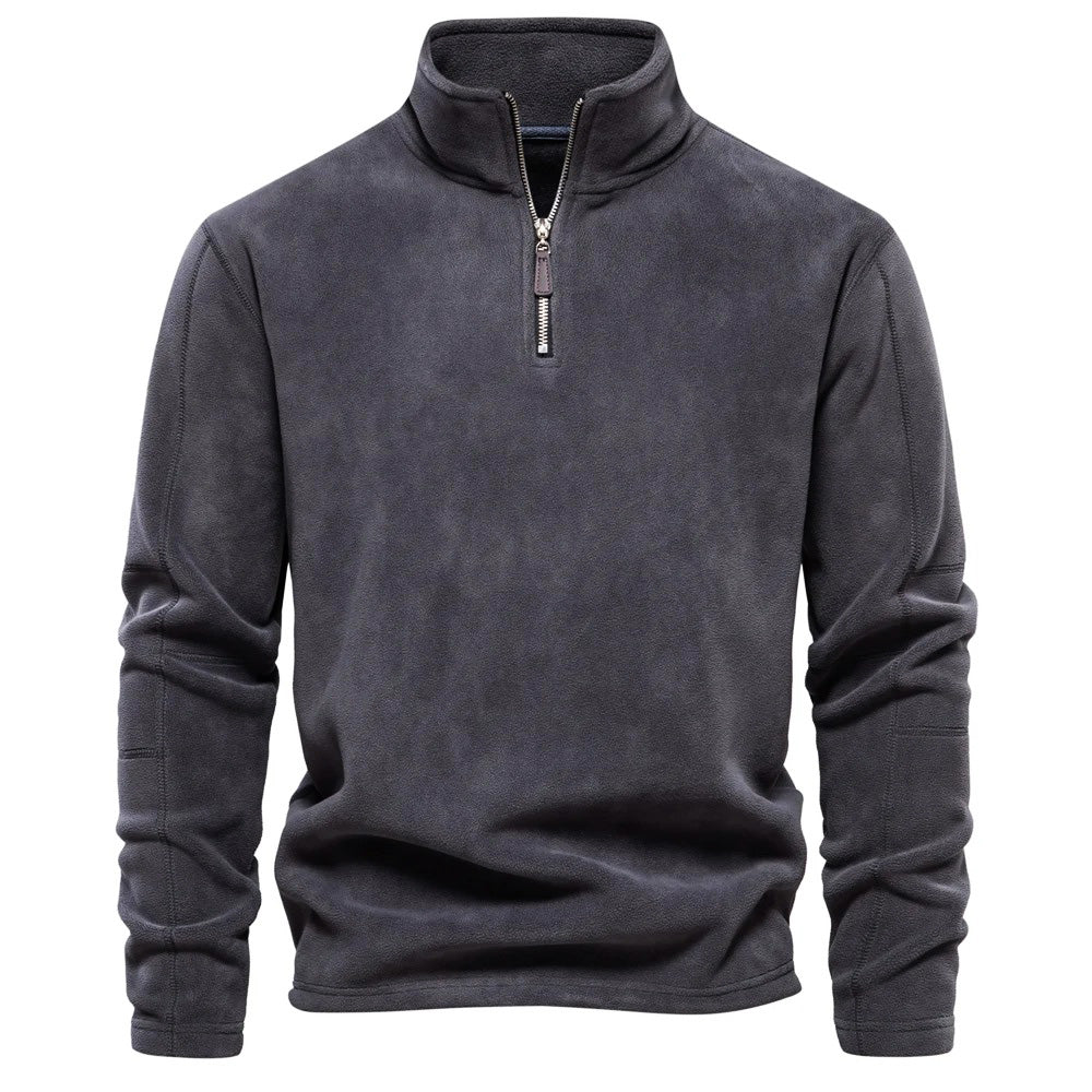 Men's Half-Zip Sweater for Cozy Autumn Wear