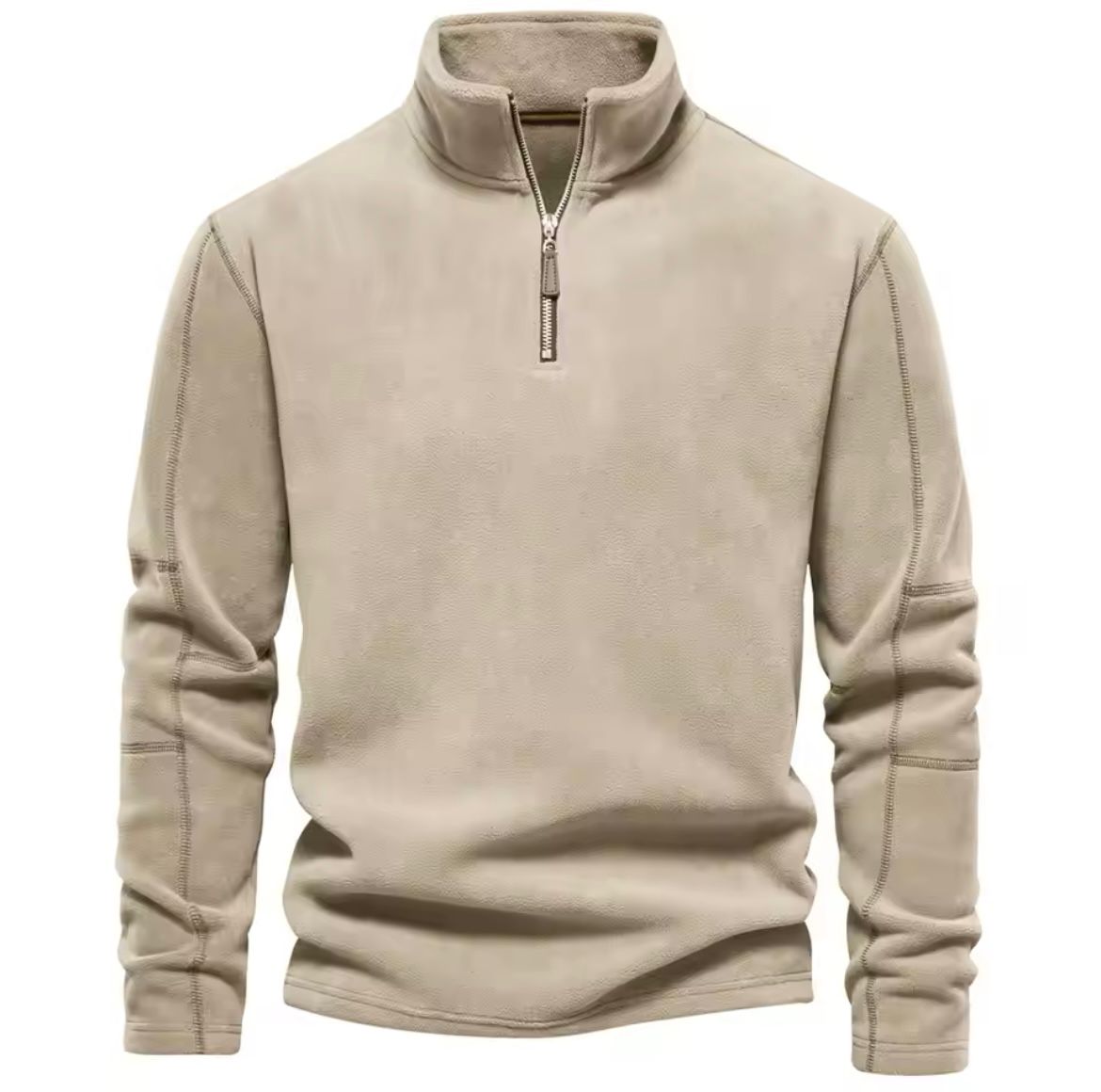 Men's Half-Zip Sweater for Cozy Autumn Wear