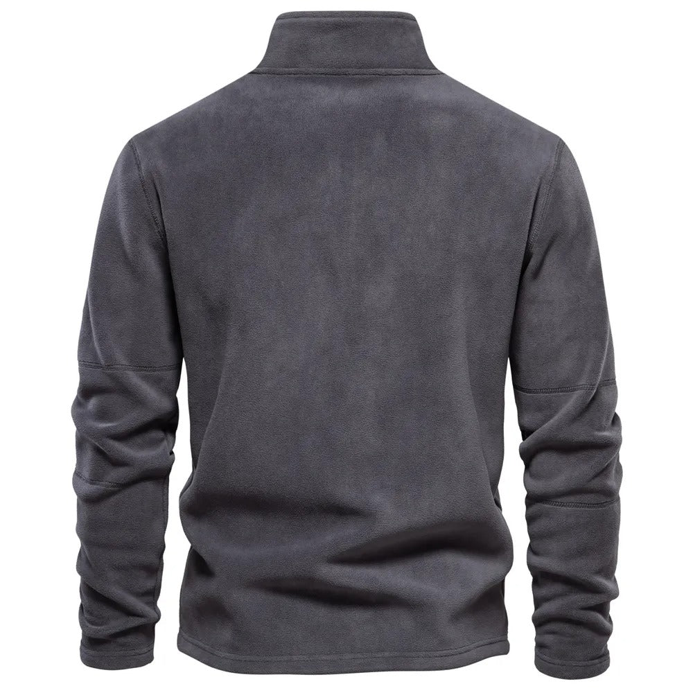 Men's Half-Zip Sweater for Cozy Autumn Wear