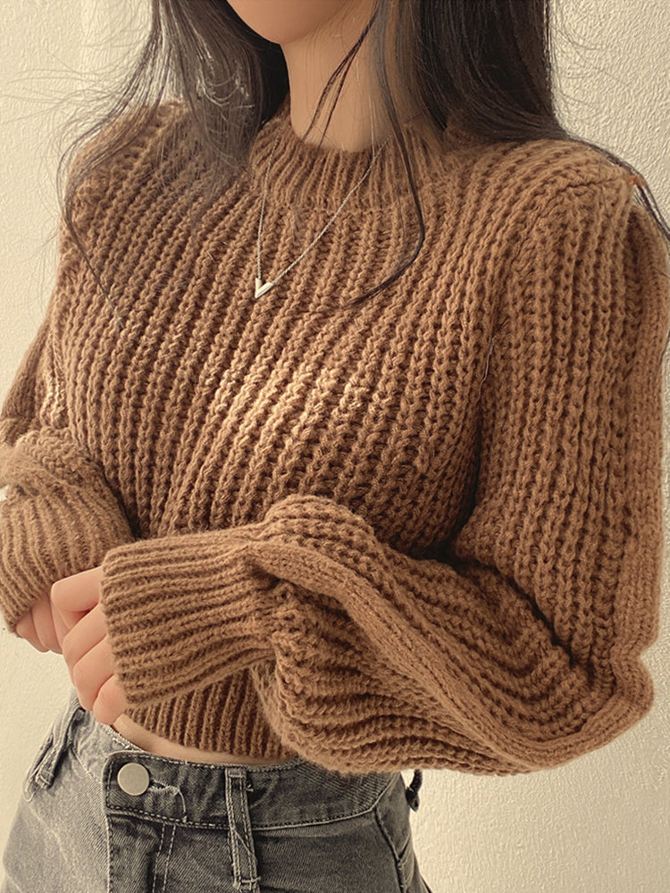 Women's Modern Sweater with Stylish Sleeves