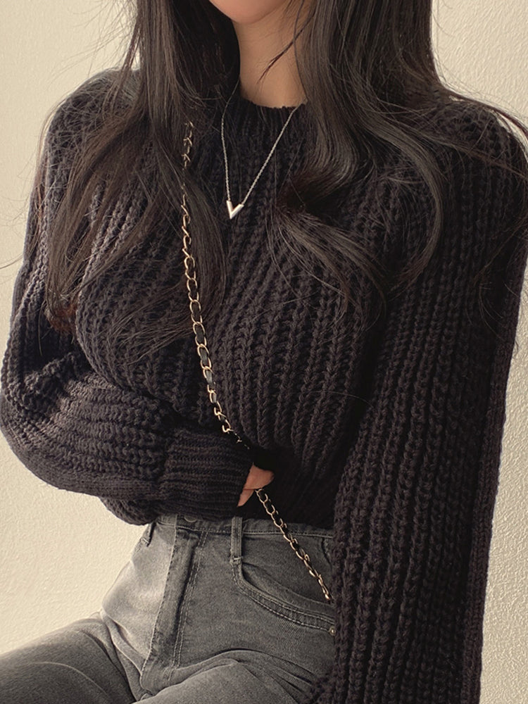Women's Modern Sweater with Stylish Sleeves