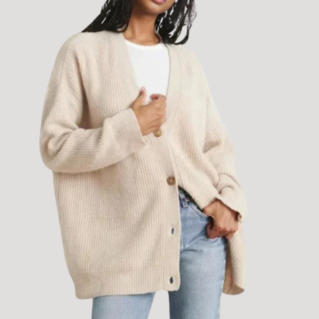Women's Oversized Chunky Knit Cardigan Sweater