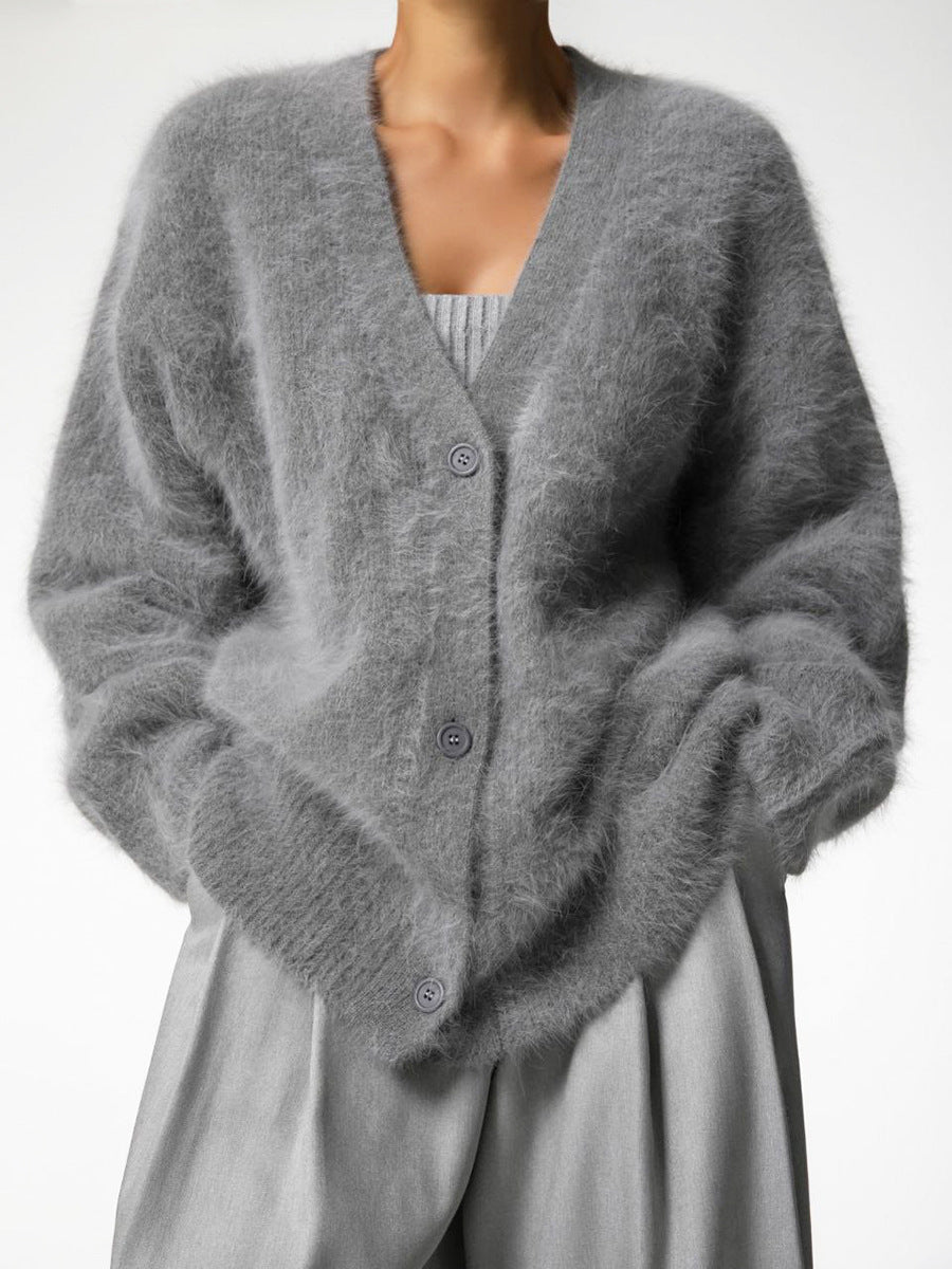 Women's Oversized Cashmere Cardigan