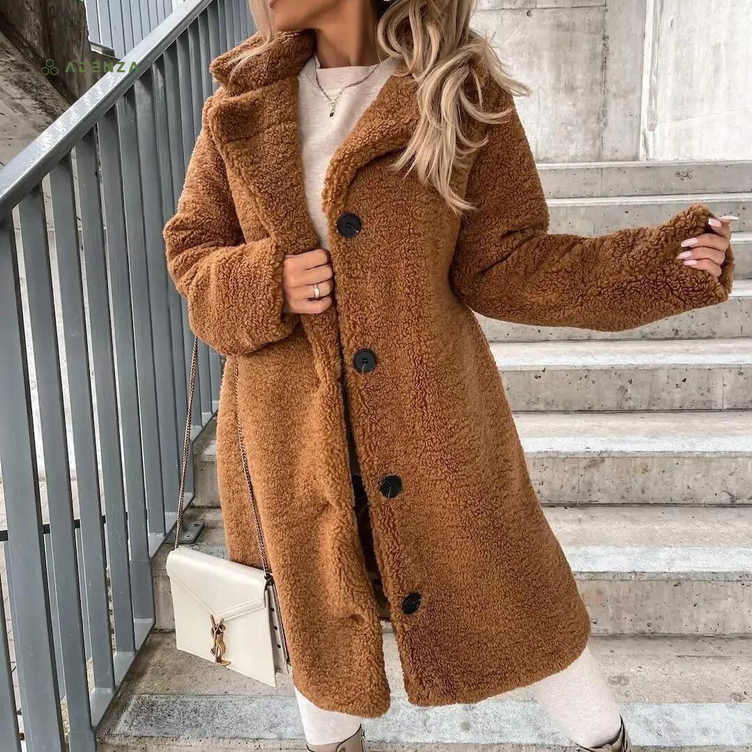 Women's Oversized Teddy Fleece Jacket