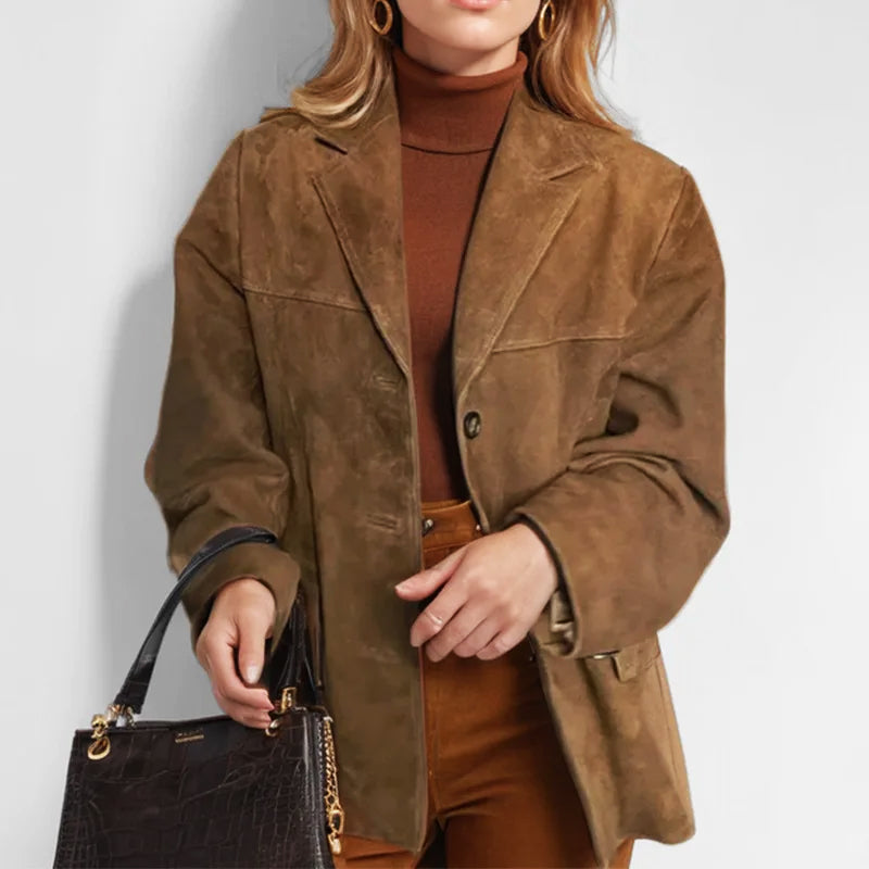 Women's Tailored Suede Jacket