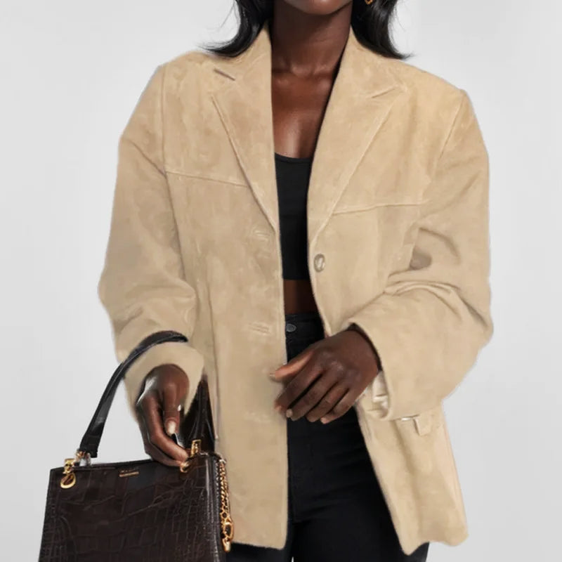 Women's Tailored Suede Jacket